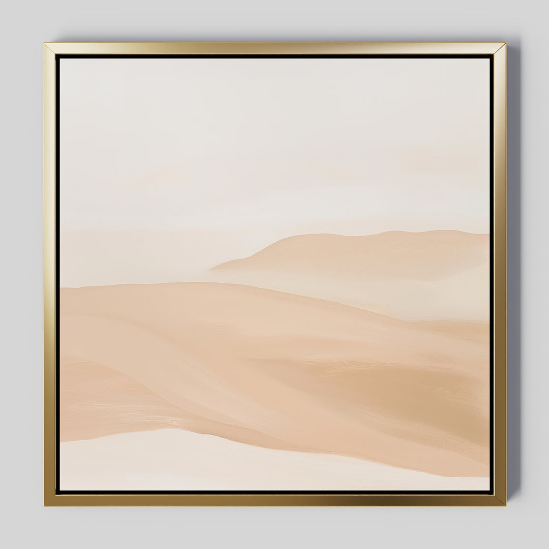 Sandy Horizons Abstract Canvas Art