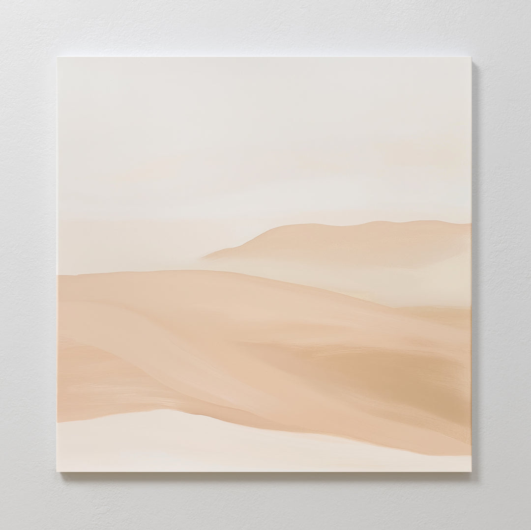 Sandy Horizons Abstract Canvas Art