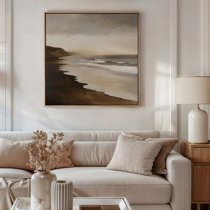 Sandy Shoreline Canvas Art