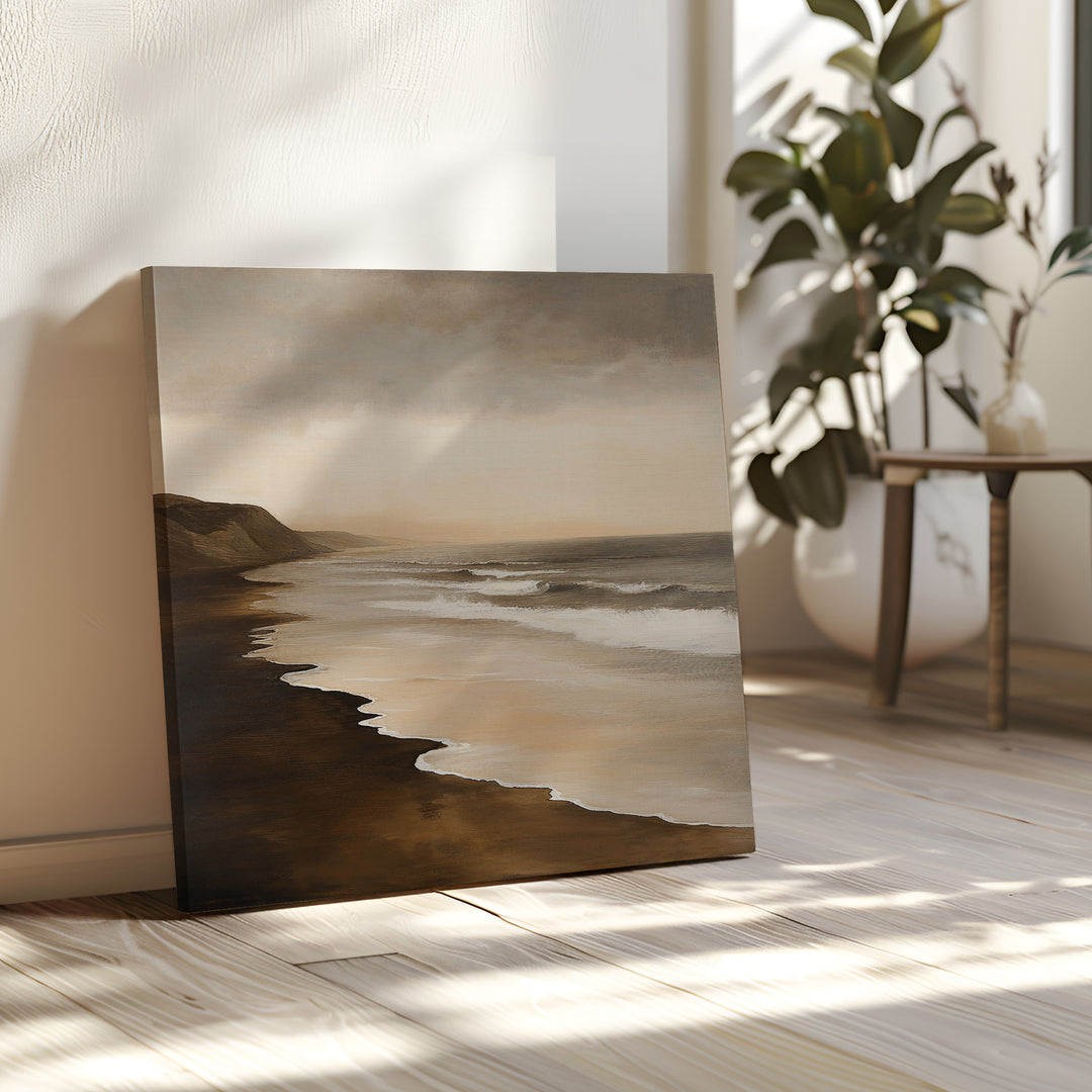 Sandy Shoreline Canvas Art