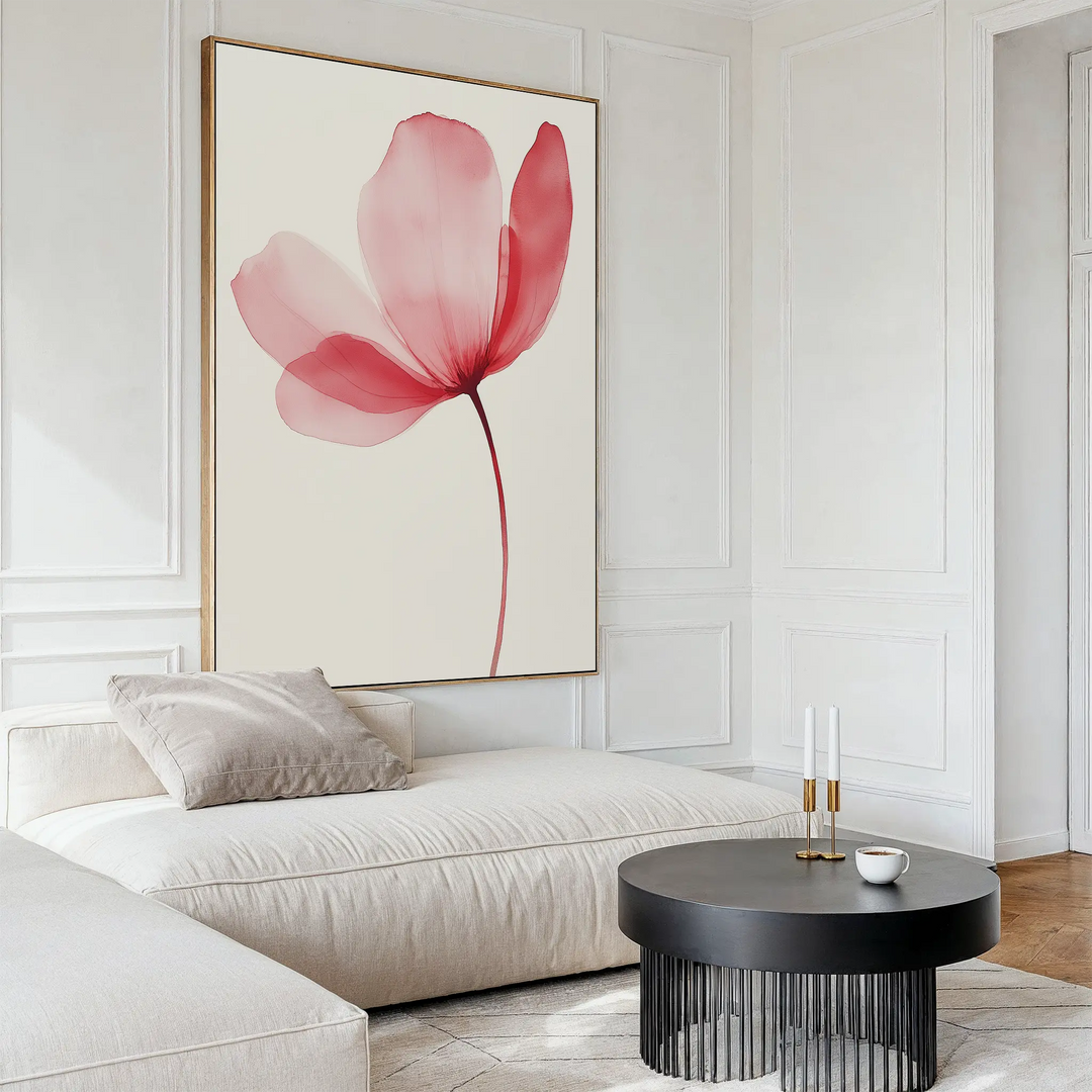 Single Bloom Canvas Art
