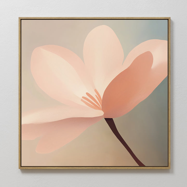 Soft Pink Glow Canvas Art