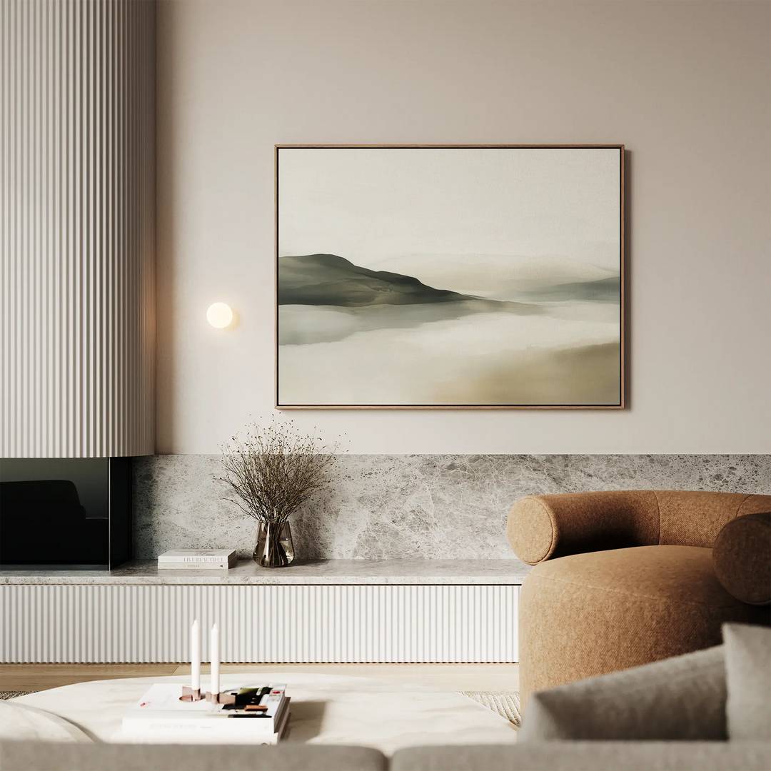 Soft Valley Canvas Art – Horizontal