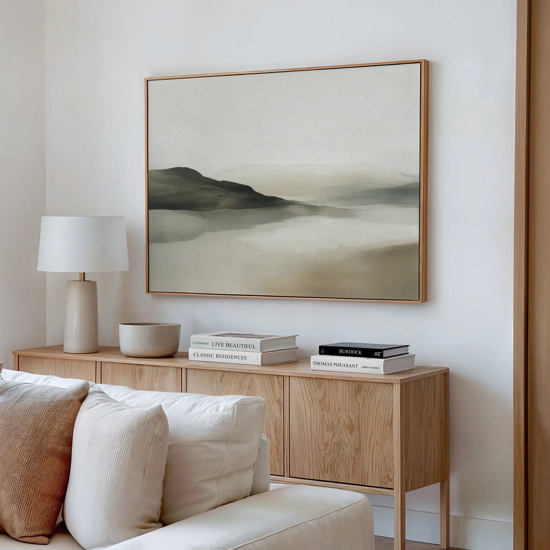 Soft Valley Canvas Art – Horizontal