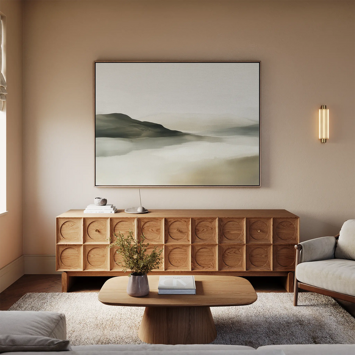 Soft Valley Canvas Art – Horizontal