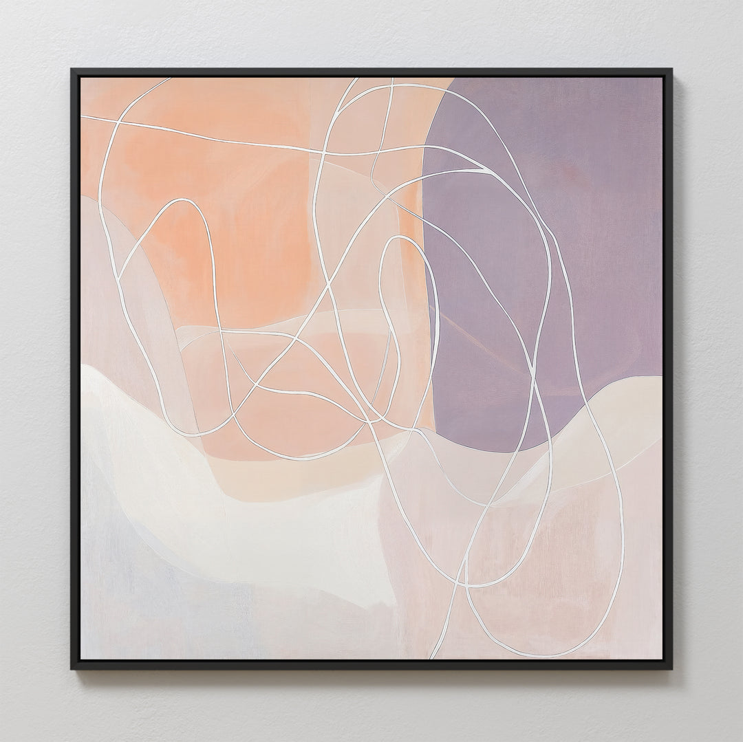 Soft Patterns Abstract Canvas Art