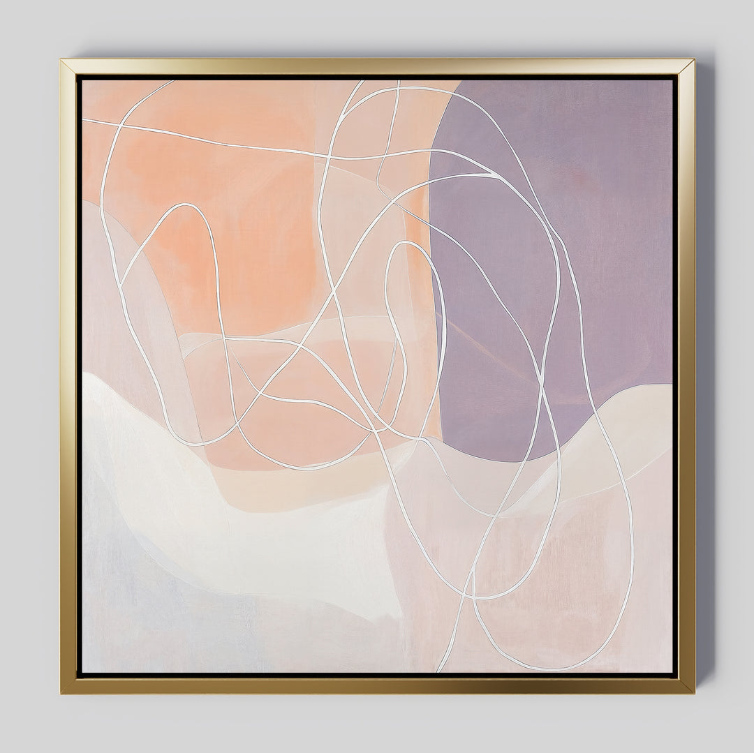 Soft Patterns Abstract Canvas Art