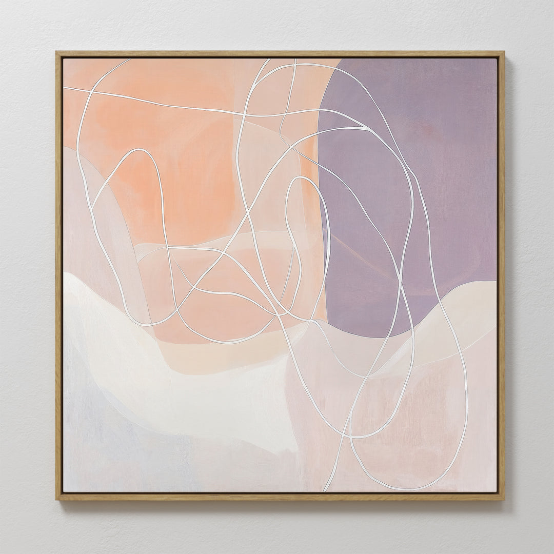 Soft Patterns Abstract Canvas Art