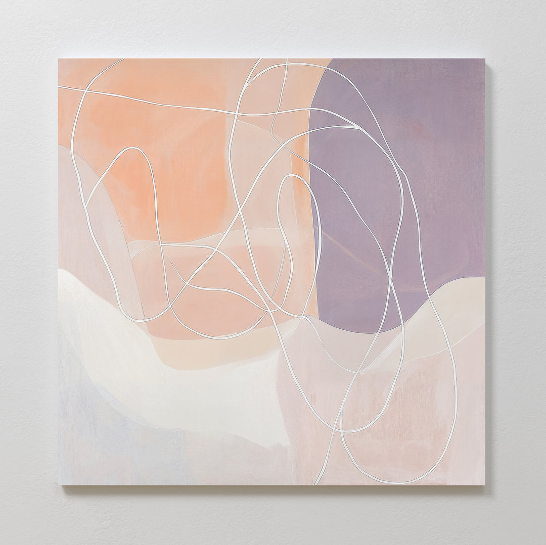 Soft Patterns Abstract Canvas Art