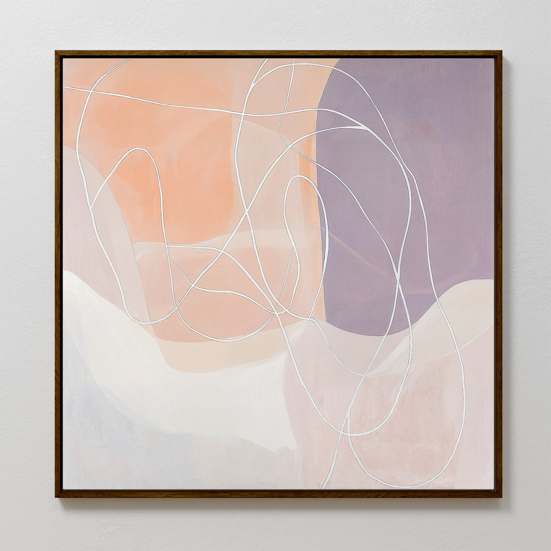 Soft Patterns Abstract Canvas Art