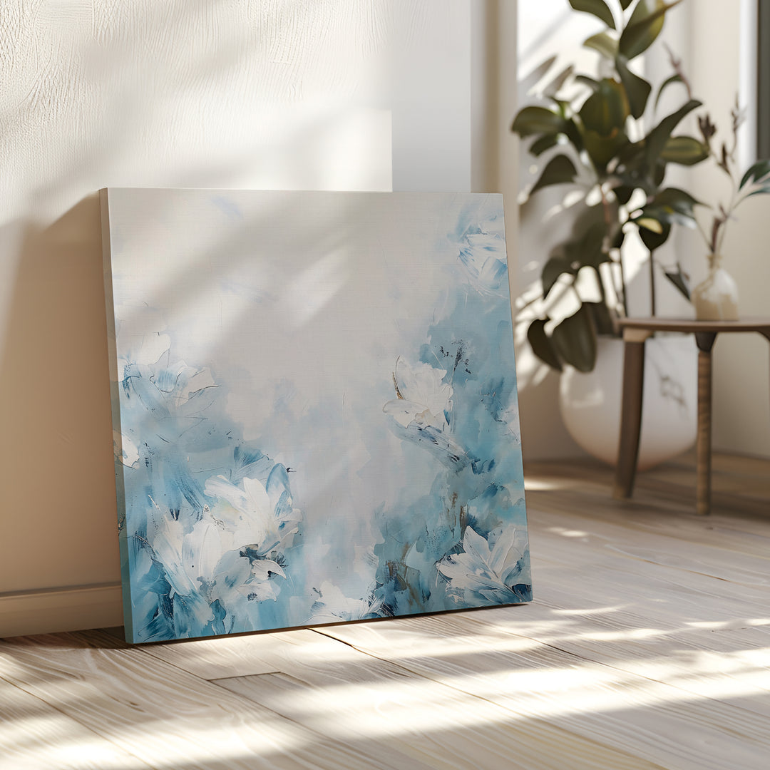 Spring Hues Abstract Canvas Art