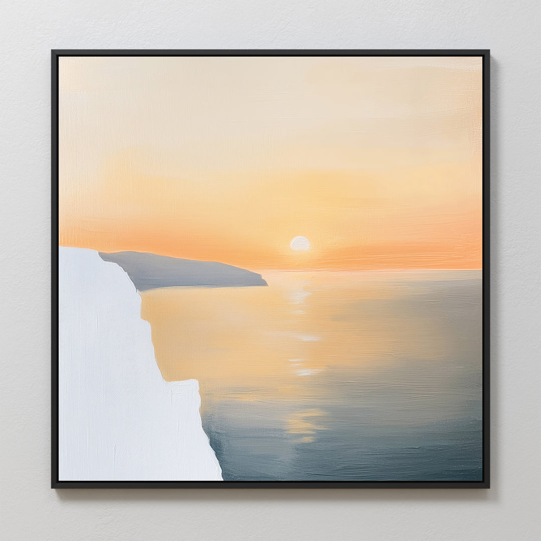 Sundown Silence Abstract Canvas Art