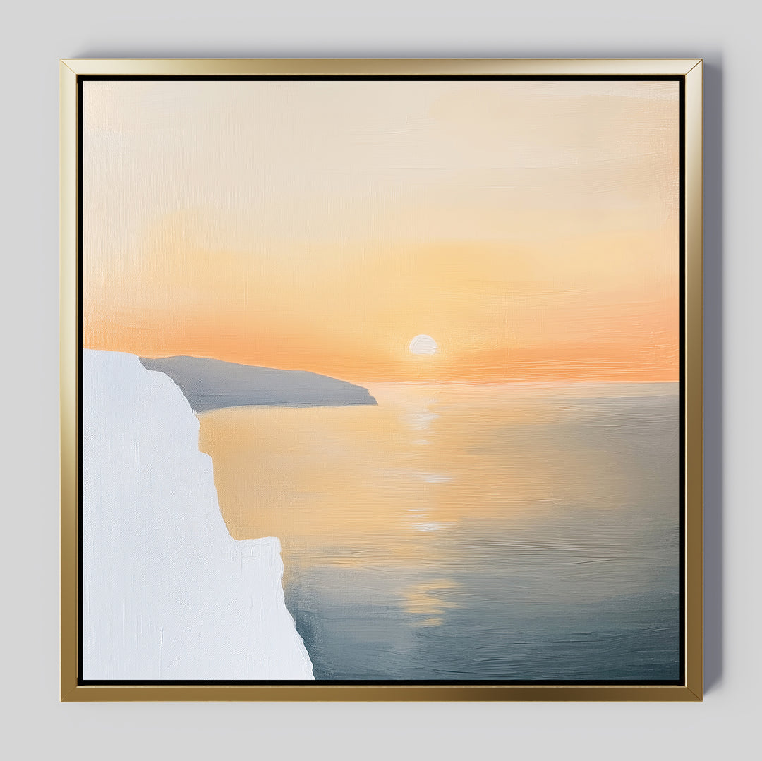 Sundown Silence Abstract Canvas Art