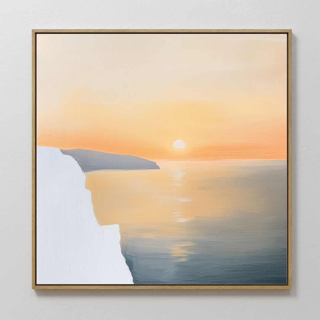 Sundown Silence Abstract Canvas Art