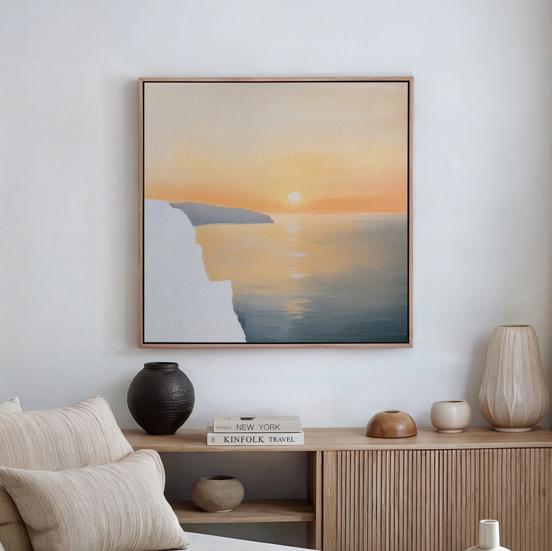 Sundown Silence Abstract Canvas Art