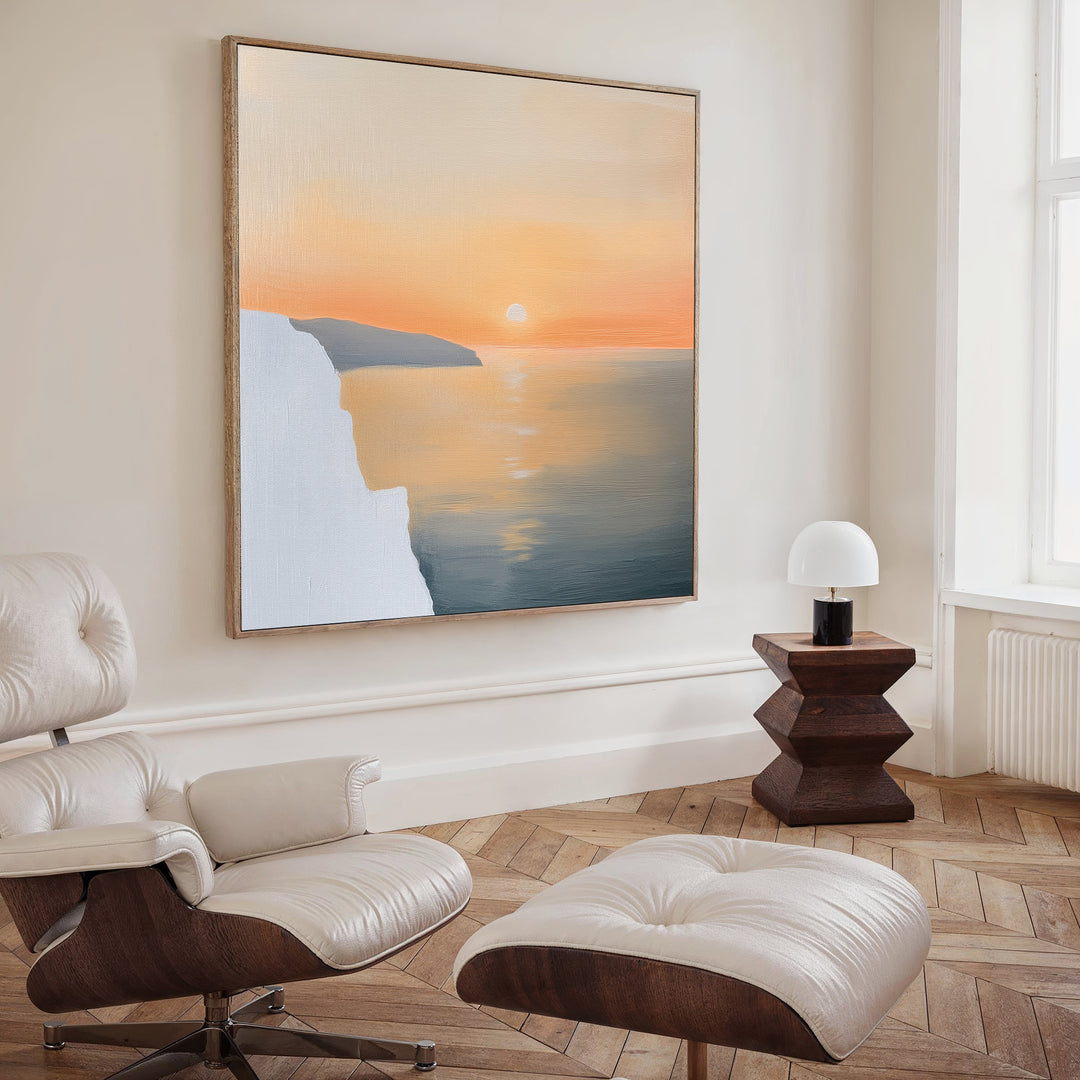 Sundown Silence Abstract Canvas Art