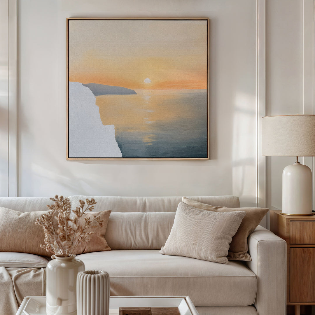 Sundown Silence Abstract Canvas Art