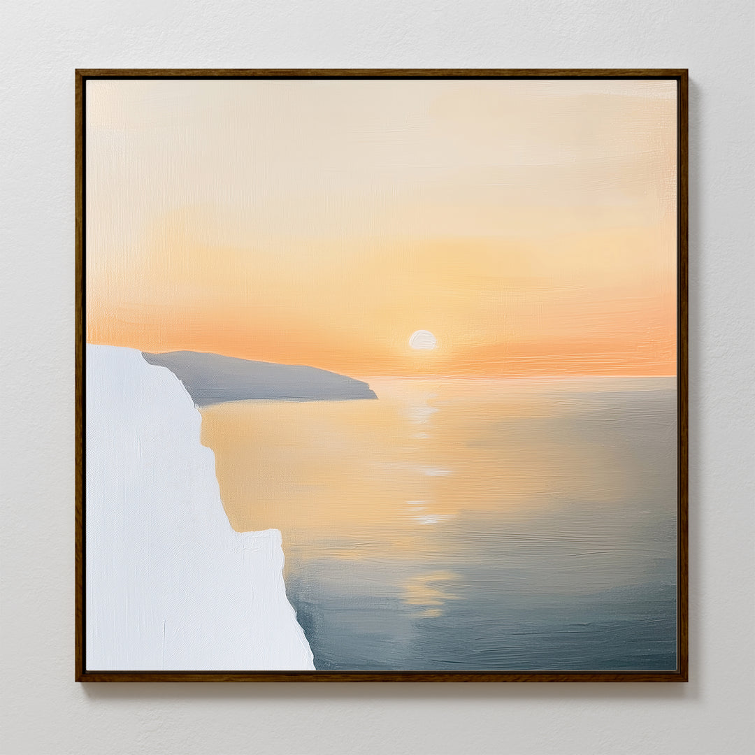 Sundown Silence Abstract Canvas Art