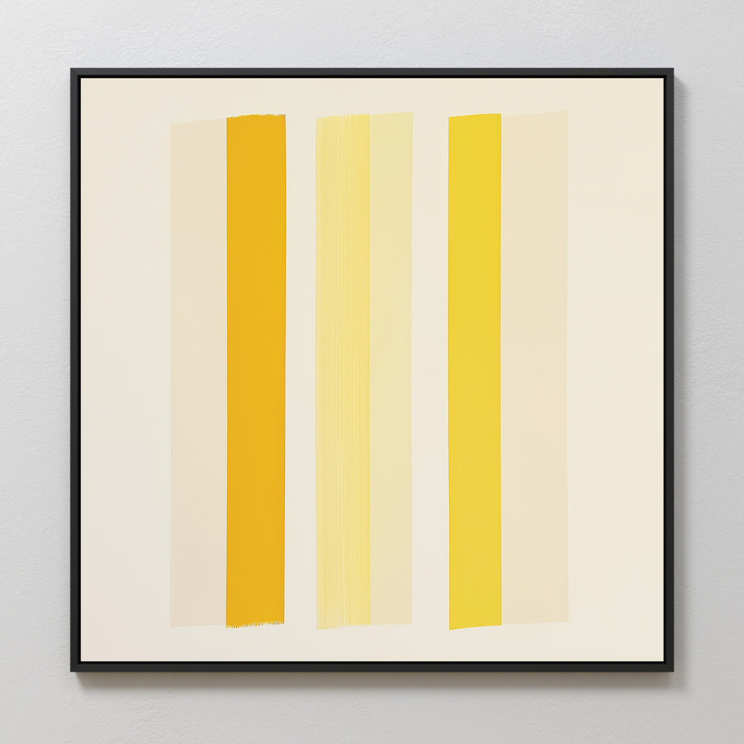 Sunny Stripes Canvas Art