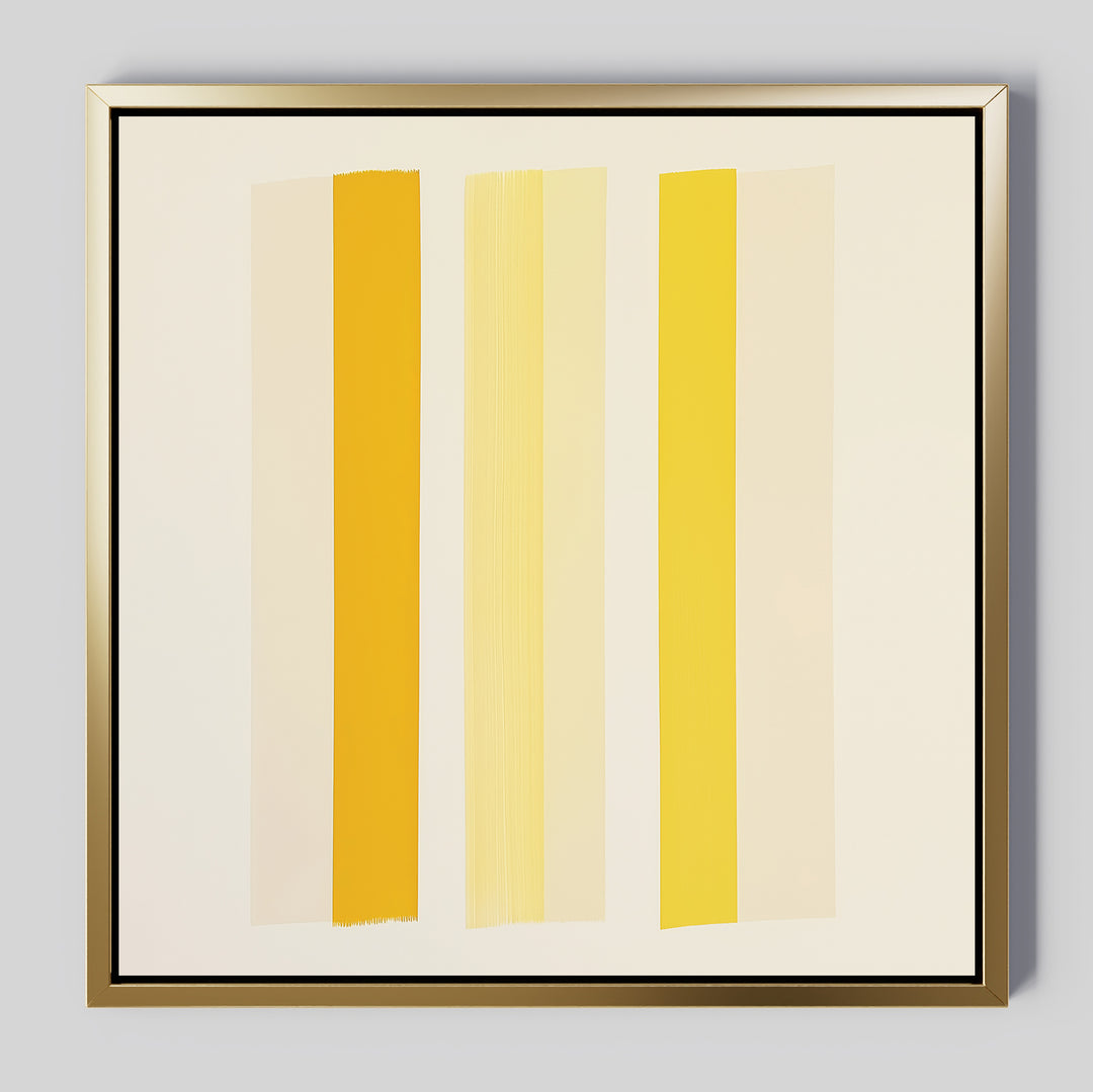 Sunny Stripes Canvas Art