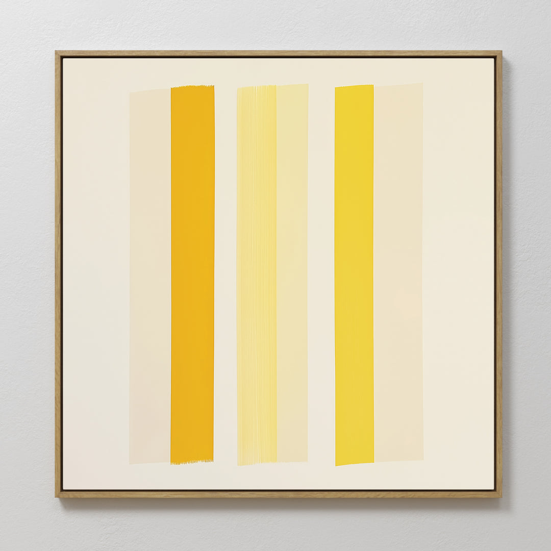 Sunny Stripes Canvas Art