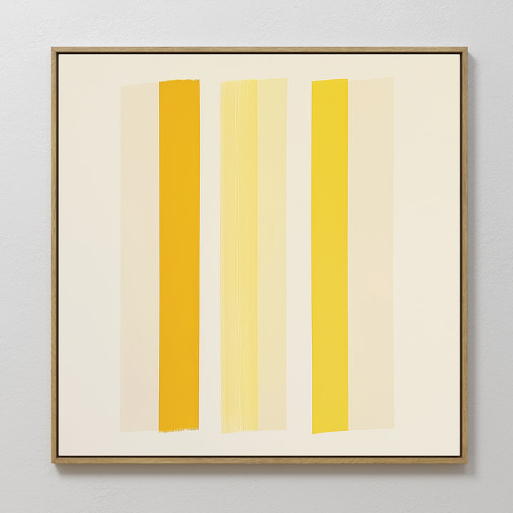 Sunny Stripes Canvas Art