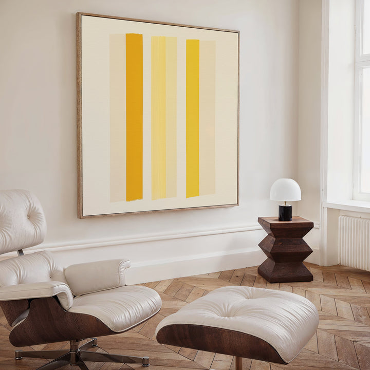 Sunny Stripes Canvas Art