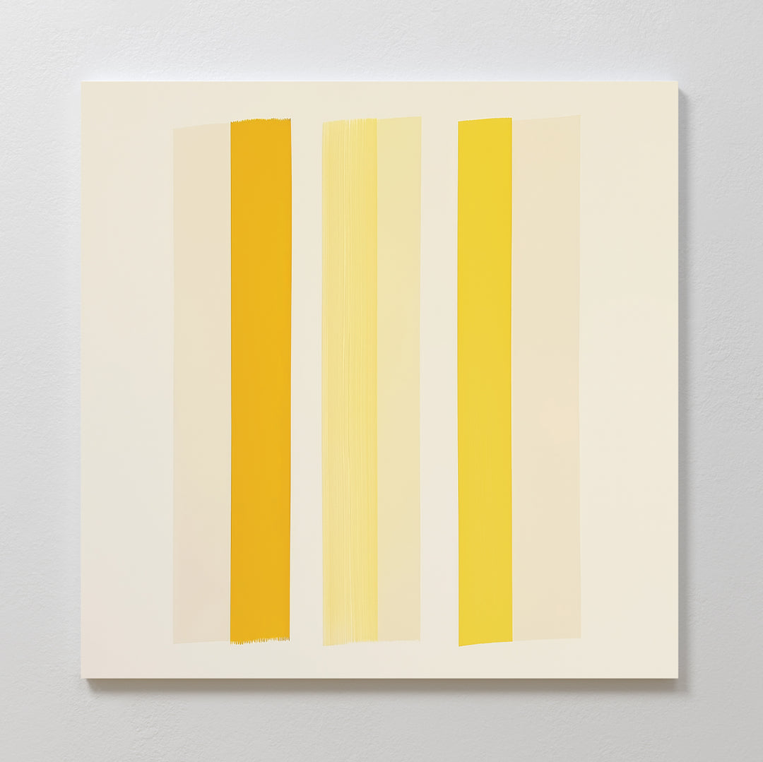 Sunny Stripes Canvas Art