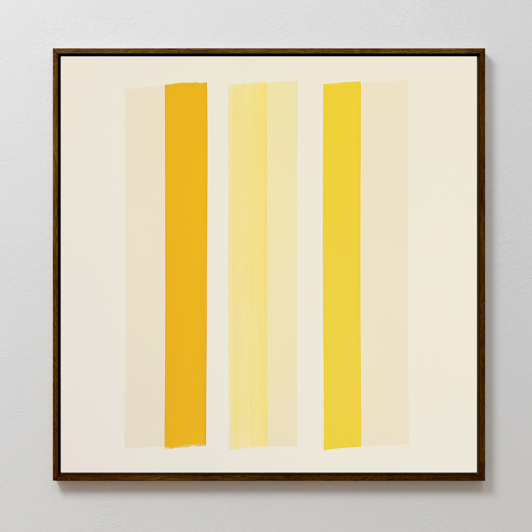 Sunny Stripes Canvas Art