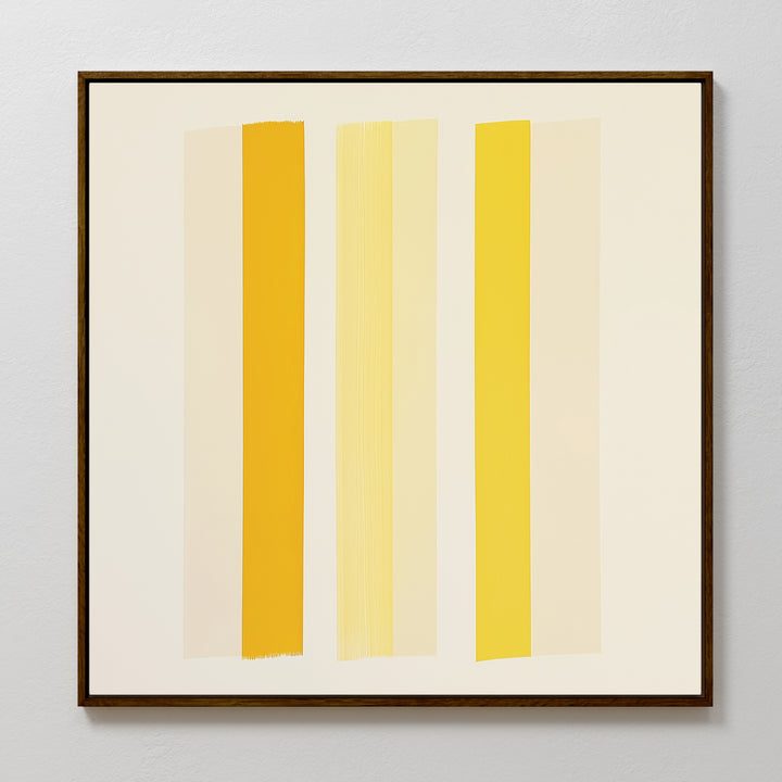 Sunny Stripes Canvas Art