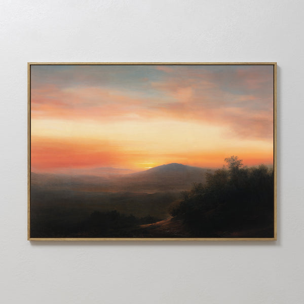 Sunset Reflection Canvas Art
