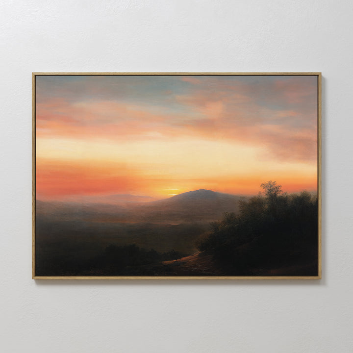 Sunset Reflection Canvas Art