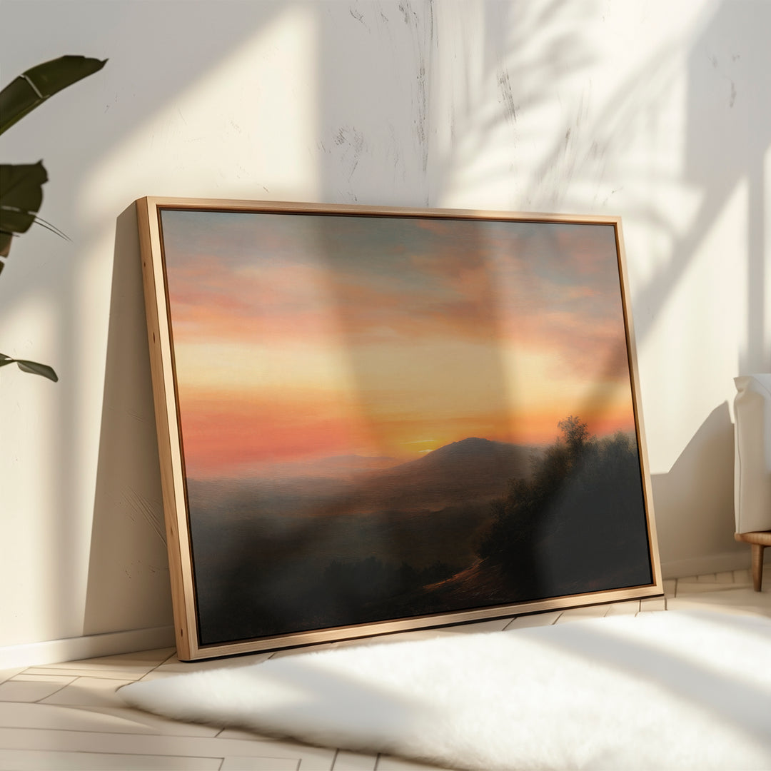 Sunset Reflection Canvas Art