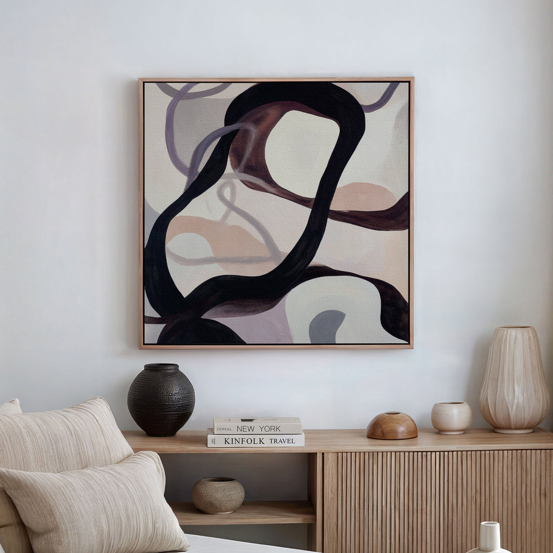 Tangled Reverie Abstract Canvas Art