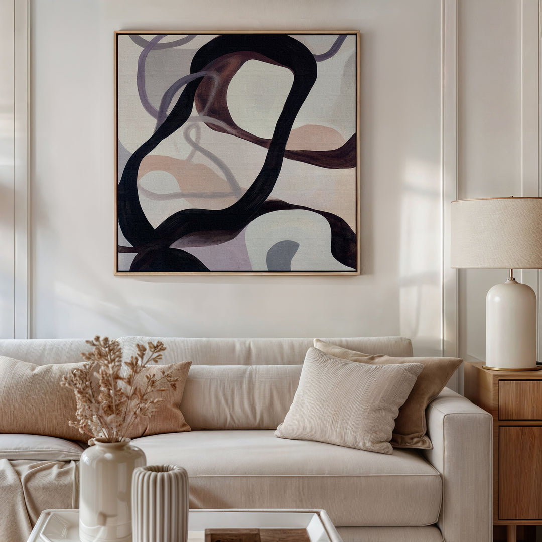 Tangled Reverie Abstract Canvas Art