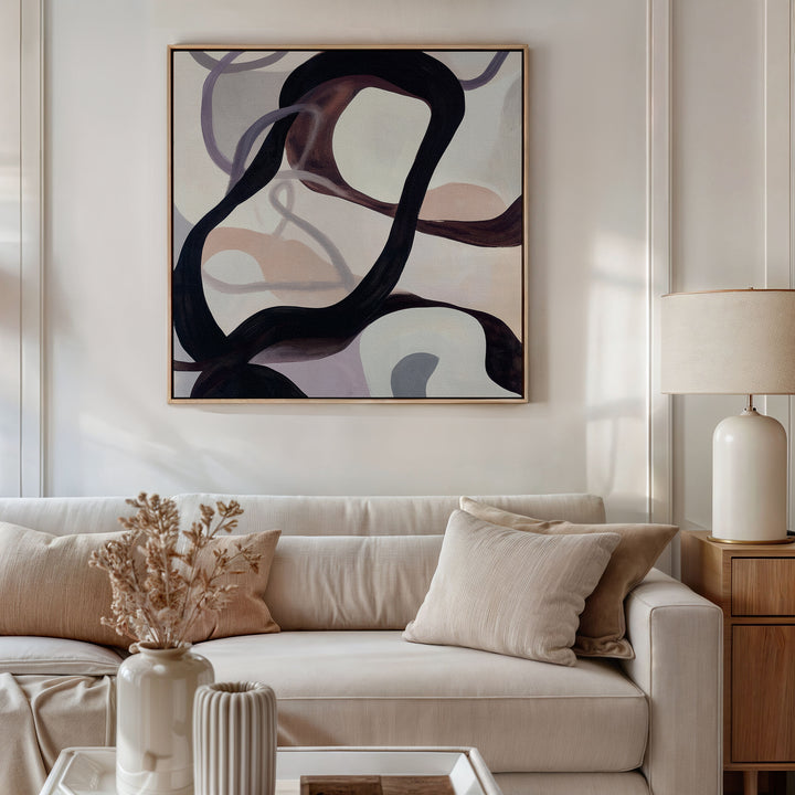 Tangled Reverie Abstract Canvas Art