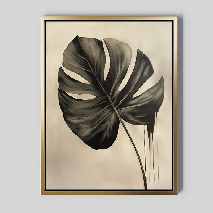 The Monstera Abstract Canvas Art