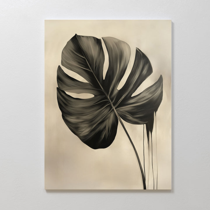 The Monstera Abstract Canvas Art