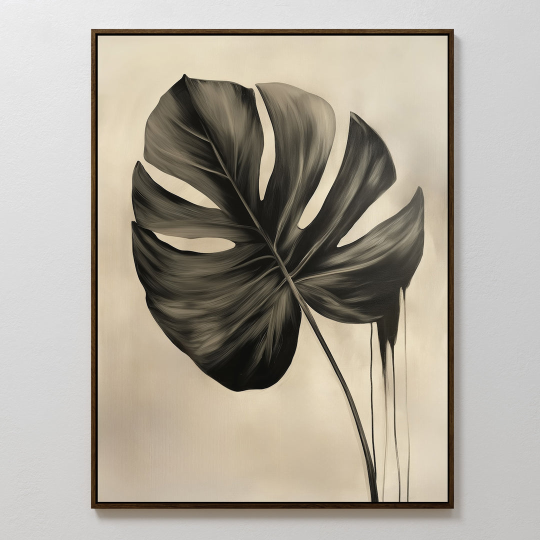 The Monstera Abstract Canvas Art