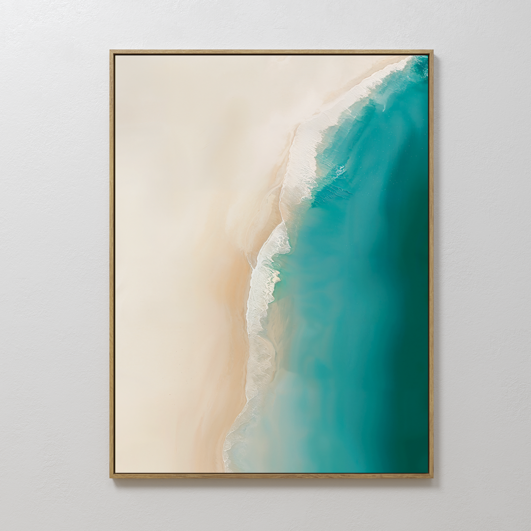 The Beach Abstract Canvas Art