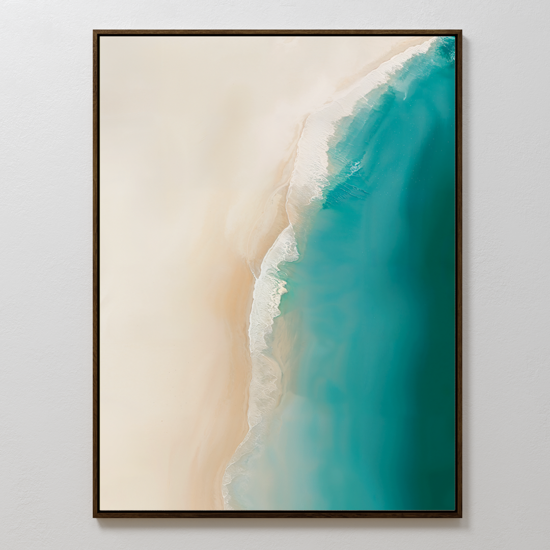 The Beach Abstract Canvas Art