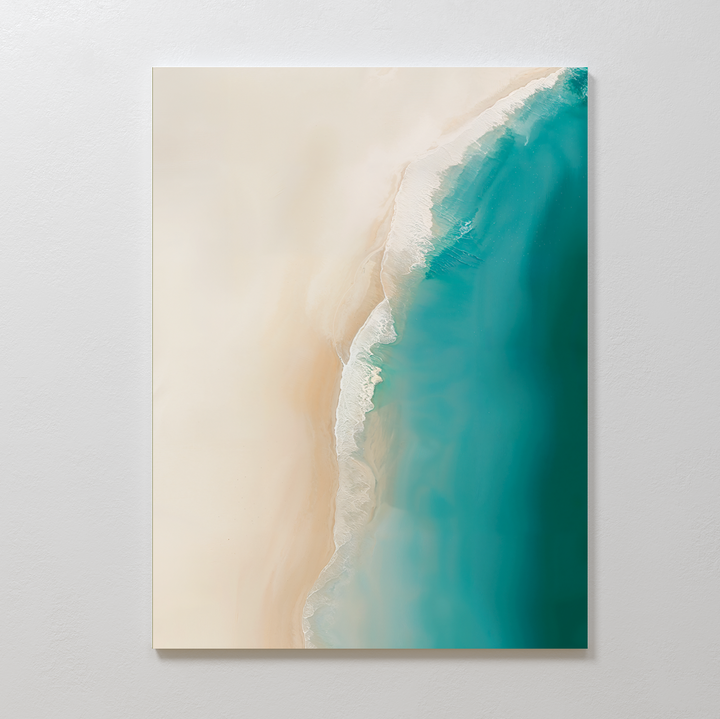 The Beach Abstract Canvas Art