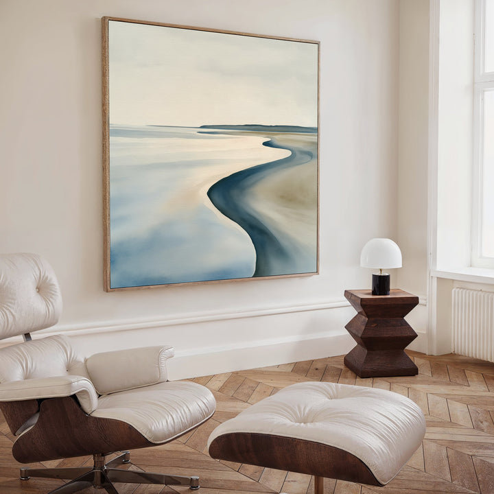 Serene Coastline Canvas Art