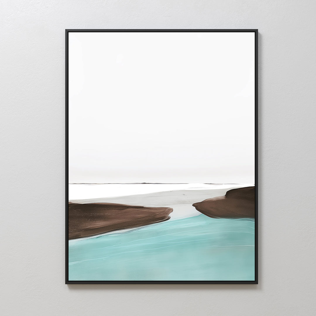 Tranquil Waters Abstract Canvas Art