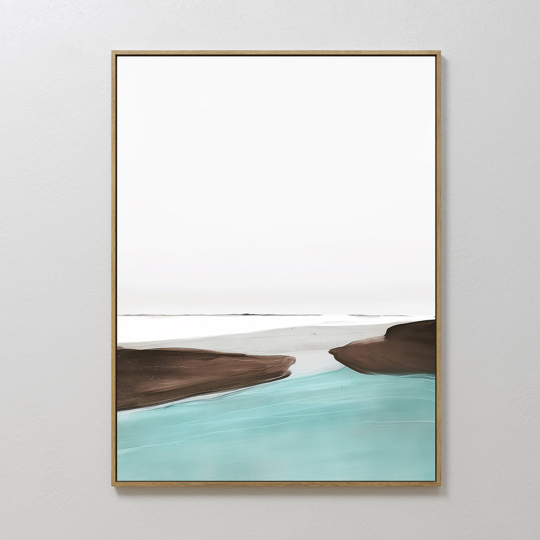 Tranquil Waters Abstract Canvas Art