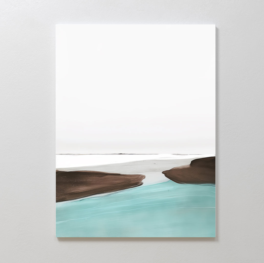 Tranquil Waters Abstract Canvas Art