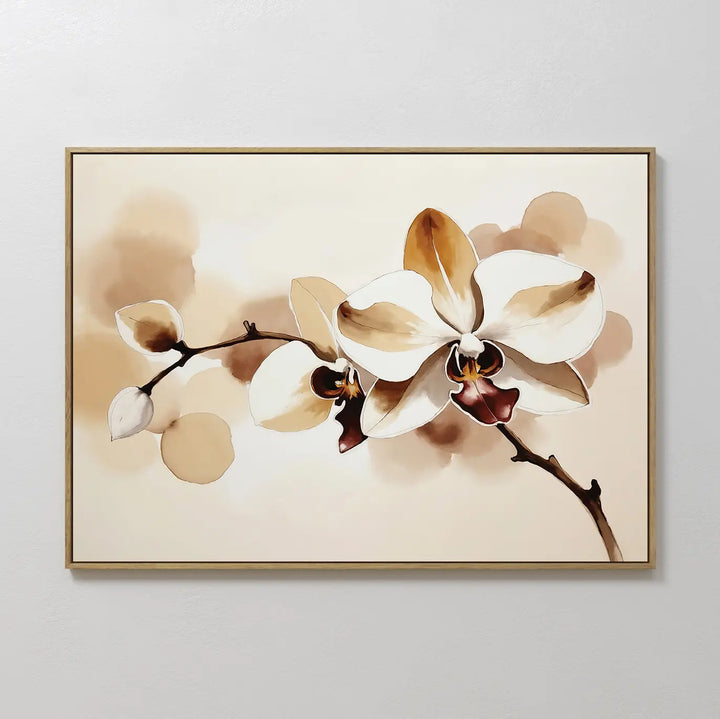 Vanilla Bloom Canvas Art
