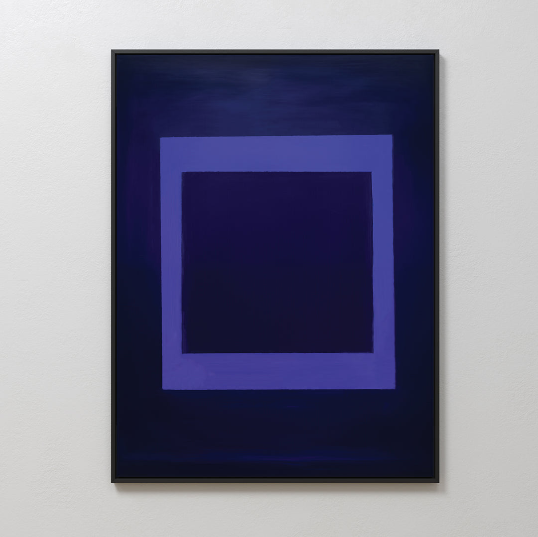 Violet Depths Abstract Canvas Art