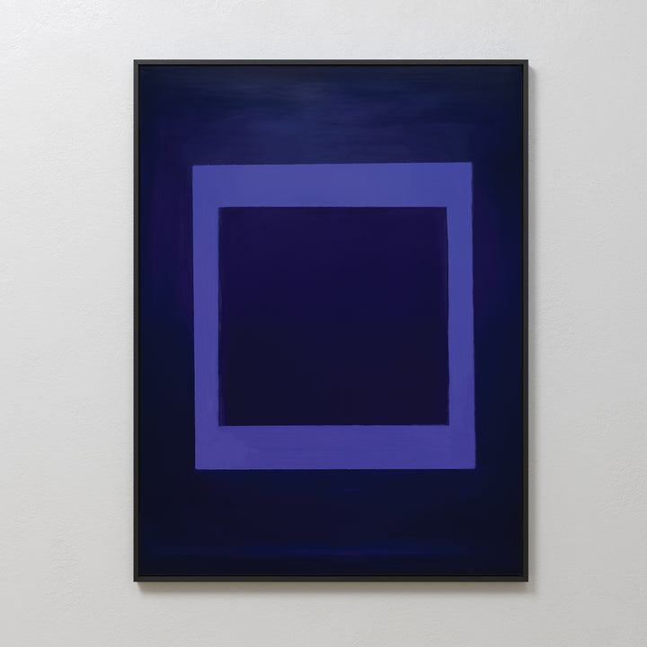 Violet Depths Abstract Canvas Art