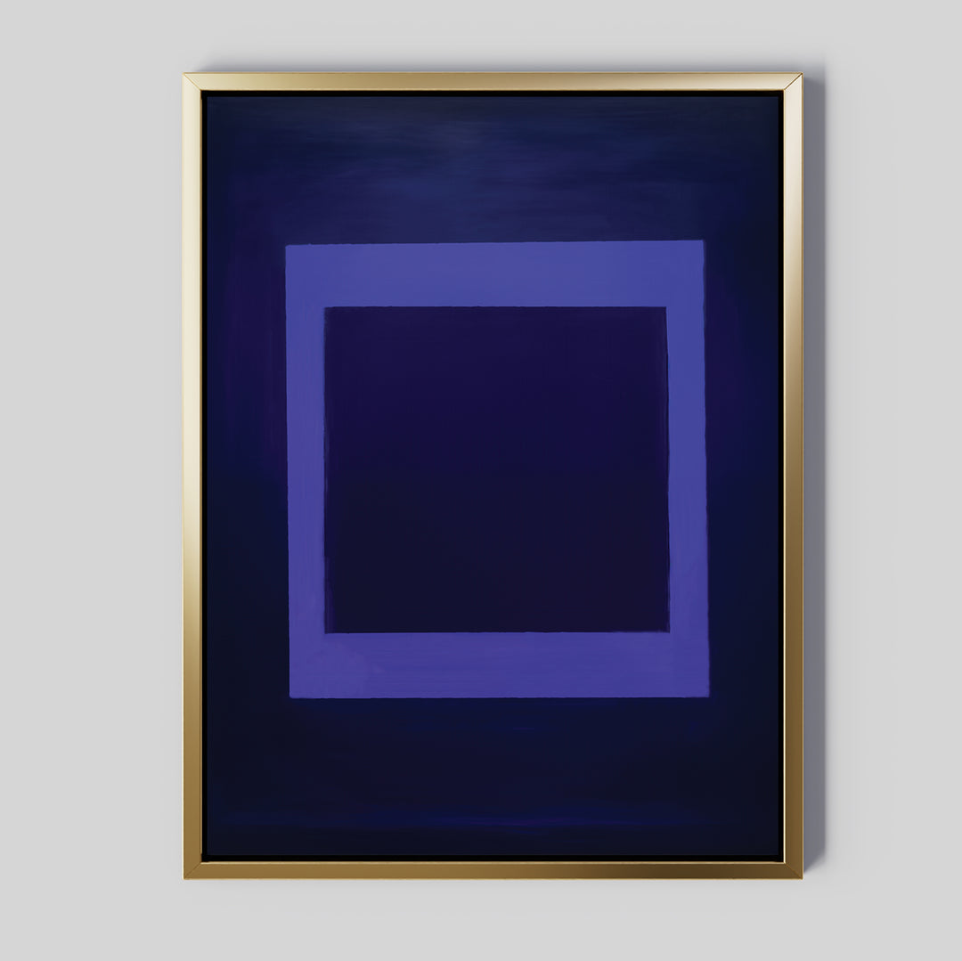 Violet Depths Abstract Canvas Art